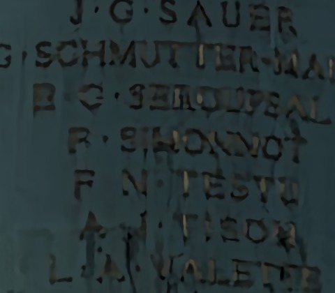 Engraved names on the Colonne de Juillet, Enhance Lab (×3 lens + ×4 SR)